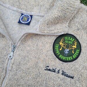 Vintage 90s Smith and Wesson Texas Hunter Sherpa Jacket
